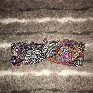 Bandeau bathing suit top